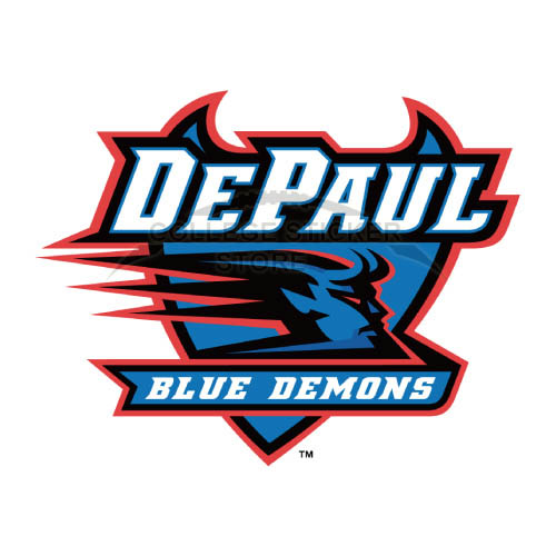 Customs DePaul Blue Demons Iron-on Transfers (Wall Stickers)NO.4259